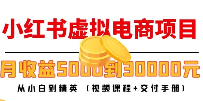 小红书虚拟电商项目：从小白到精英 (视频课程 交付手册)-阿戒项目库