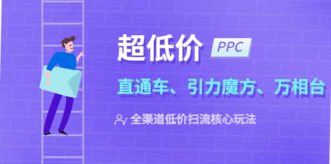 2023超低价·ppc—“直通车、引力魔方、万相台”全渠道·低价扫流核心玩法-阿戒项目库