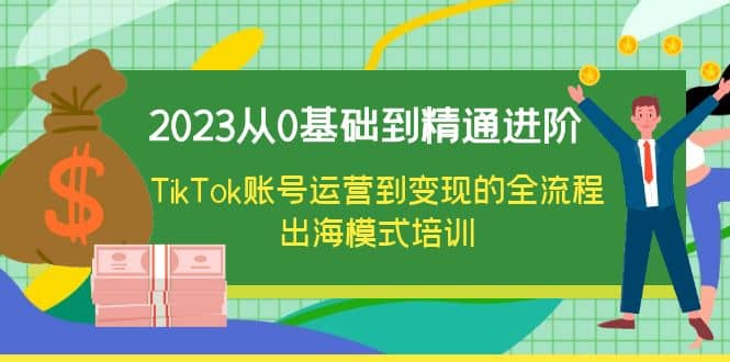 2023从0基础到精通进阶，TikTok账号运营到变现的全流程出海模式培训-阿戒项目库