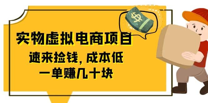 东哲日记：全网首创实物虚拟电商项目，速来捡钱，成本低，一单赚几十块！-阿戒项目库