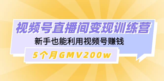 视频号直播间变现训练营-阿戒项目库