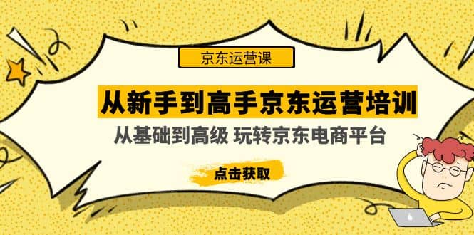 从新手到高手京东运营培训：从基础到高级 玩转京东电商平台(无水印)-阿戒项目库