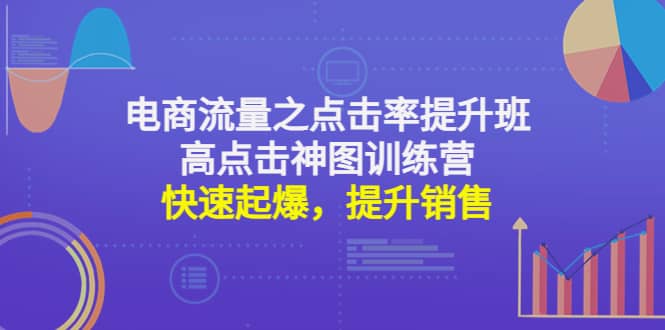 电商流量之点击率提升班 高点击神图训练营：快速起爆，提升销售-阿戒项目库