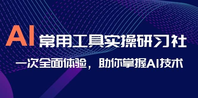 AI-常用工具实操研习社，一次全面体验，助你掌握AI技术-阿戒项目库