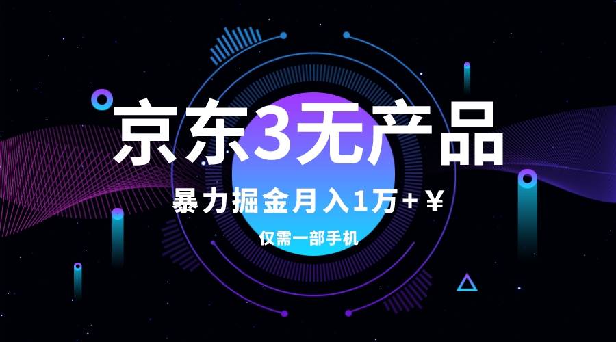 京东3无产品维权，暴力掘金玩法，小白月入1w （仅揭秘）-阿戒项目库