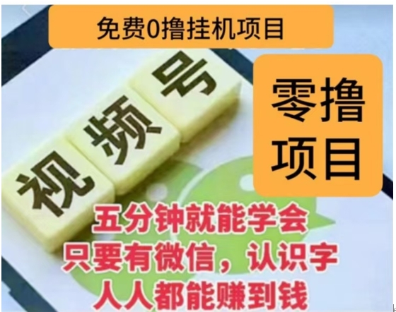 微信视频号挂机零成本撸米项目，单号一天收益多米，帐号越多收益就越高！-阿戒项目库