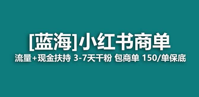 最强蓝海项目，小红书商单！长期稳定，7天变现，商单分配，月入过万-阿戒项目库